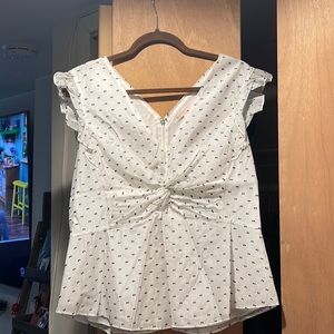 Rebecca Taylor top with twist size 14
